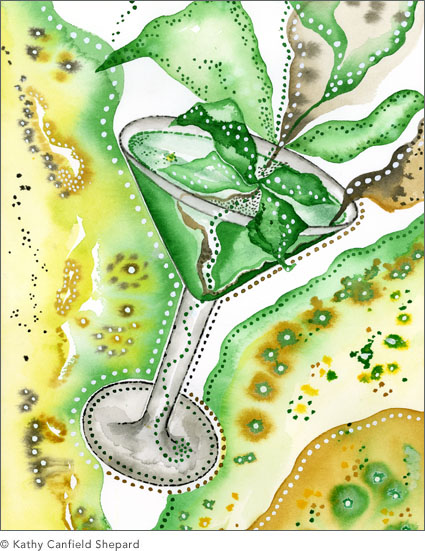 Colorful Cocktails Watercolor