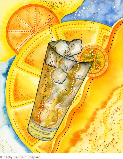 Colorful Cocktails Watercolor