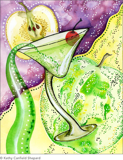 Colorful Cocktails Watercolor