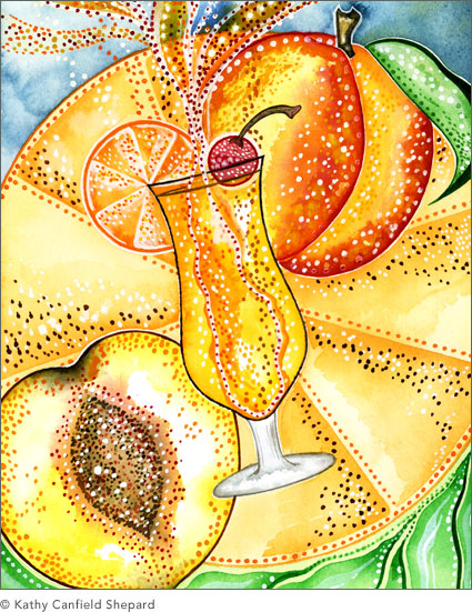 Colorful Cocktails Watercolor